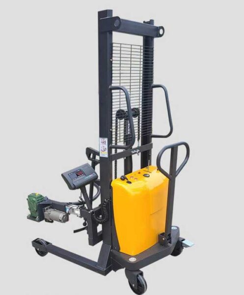 CTD 0.35 Semi-electric drum lifter with scale