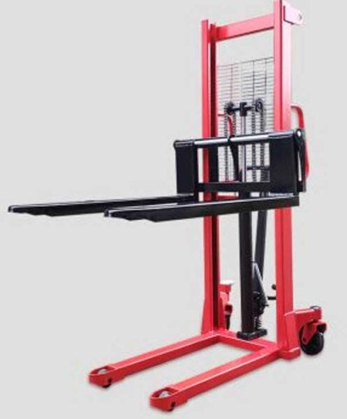 Manual Stacker with widened forks