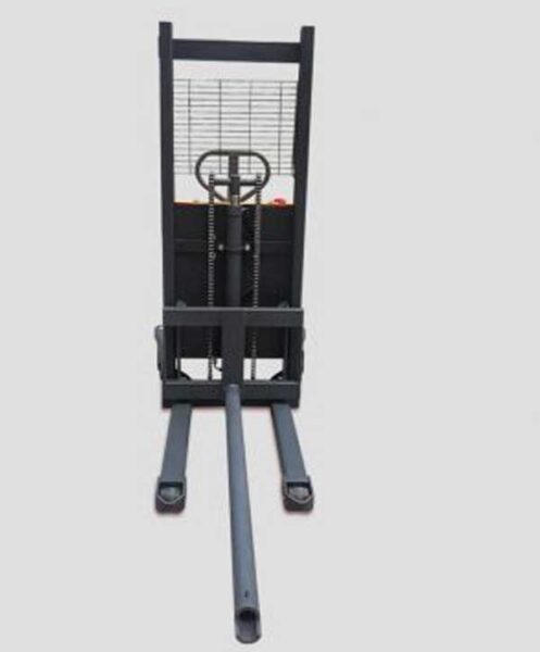 Semi-electric Stacker with Fork Stick