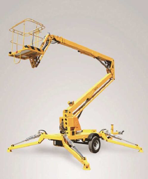 Trailer mounted boom lift aerial working platform (optional for diesel and electricity)