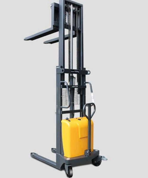 CTD-Series: Semi-Electric Pallet Stacker CTD1T/1.5T/2T-1.6M Single Mast